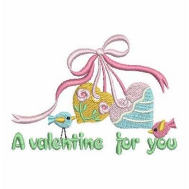 Picture of Valentine Hearts Machine Embroidery Design