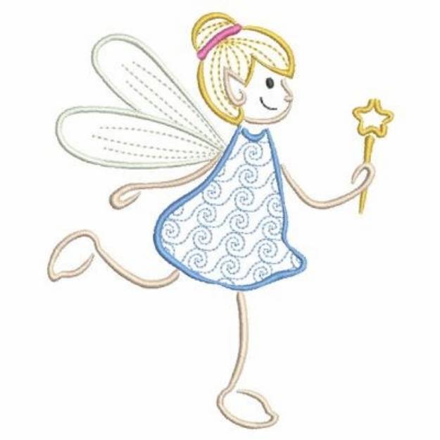 Picture of Sweet Elf Angel Machine Embroidery Design