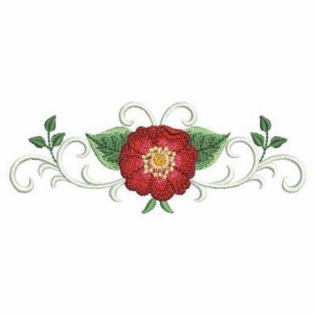 Picture of Rose Border Machine Embroidery Design