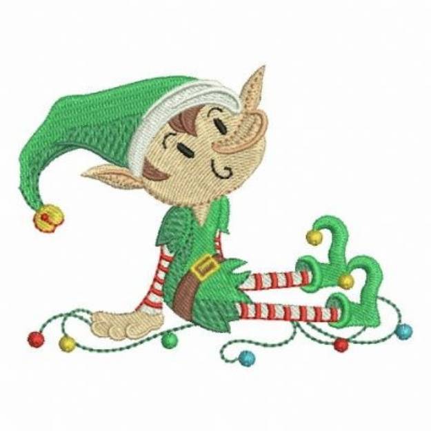 Picture of Christmas Elf Machine Embroidery Design