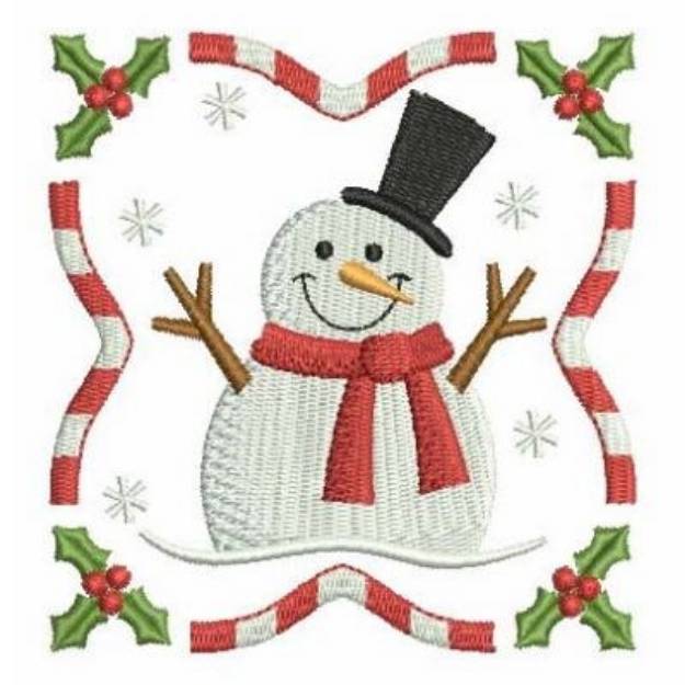 Merry Christmas Snowman Machine Embroidery Design | Embroidery Library ...