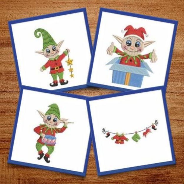 Christmas Elf Embroidery Design Pack | Embroidery Sets at ...