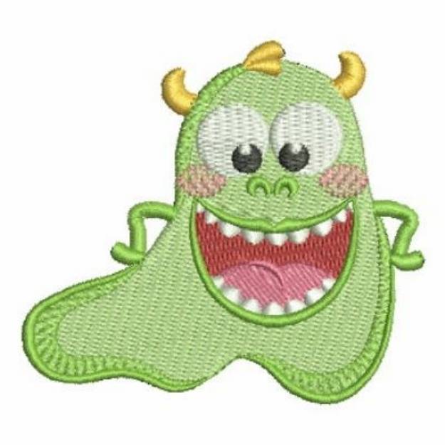 Picture of Lime Green Monster Machine Embroidery Design