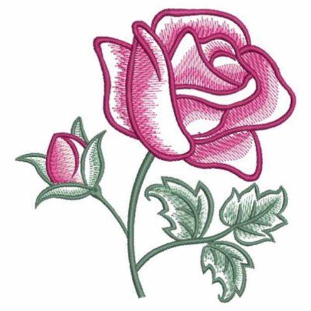 Watercolor Roses Machine Embroidery Design | Embroidery Library at ...