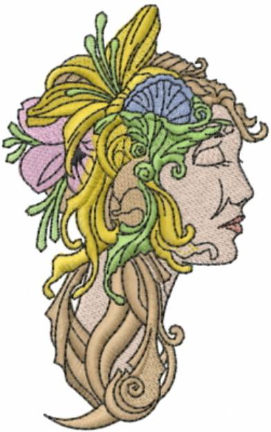 Picture of Flower Haired Woman