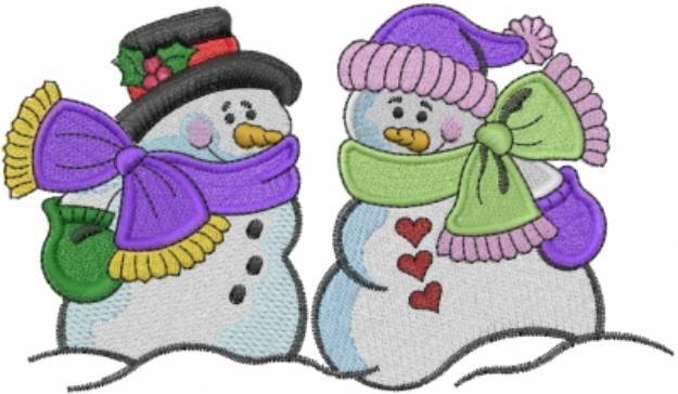 Picture of Snowman Couple