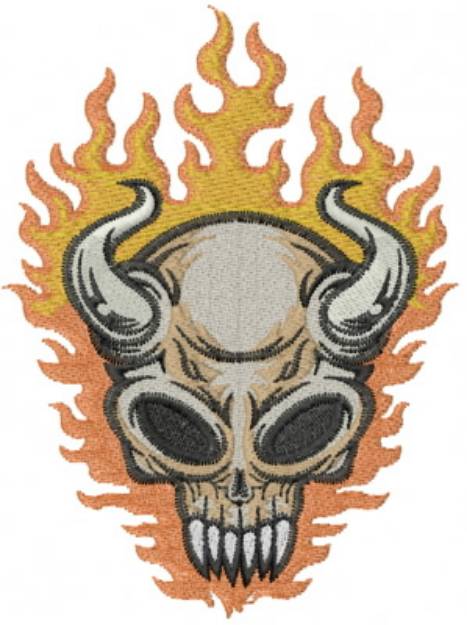 Picture of Flaming Skull