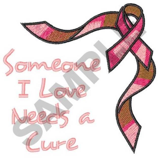 Picture of CURE CANCER RIBBON