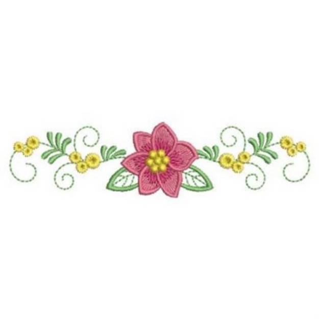 Heirloom Swirling Floral Border Machine Embroidery Design | Embroidery ...