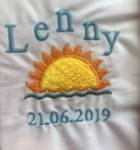 Picture of Sun and Water Machine Embroidery Design