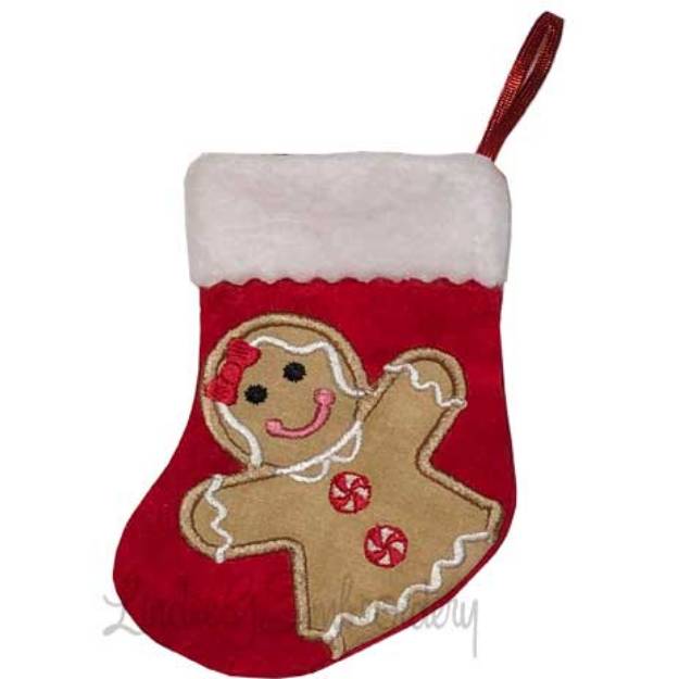 Picture of Gingergirl Stocking (4.6 x 5.9-in)