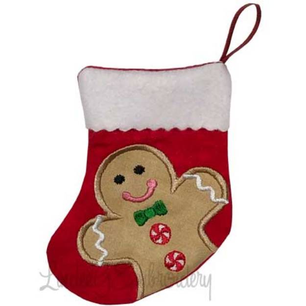 Picture of Gingerman Stocking (4.6 x 5.9-in)