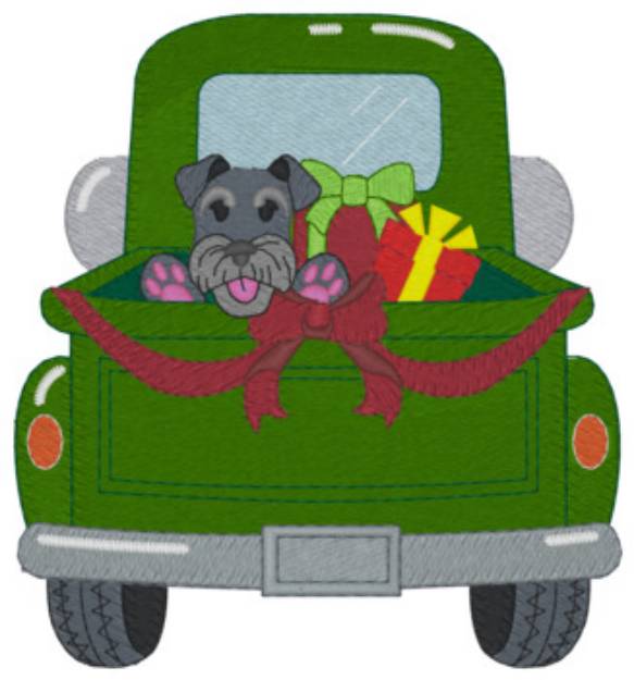 Picture of Schnauzer Machine Embroidery Design