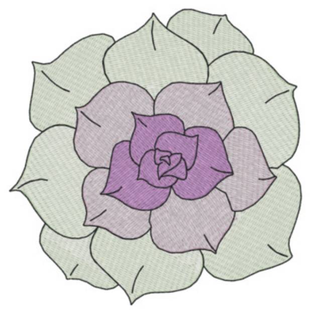 Picture of Succulent Machine Embroidery Design