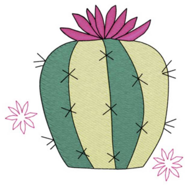 Picture of Chubby Cactus Machine Embroidery Design