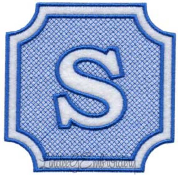 Picture of S - Embossed Monogram 