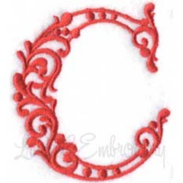 Picture of Wrought Iron Monogram C 