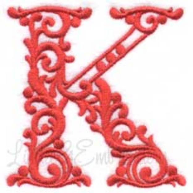 Picture of Wrought Iron Monogram K 