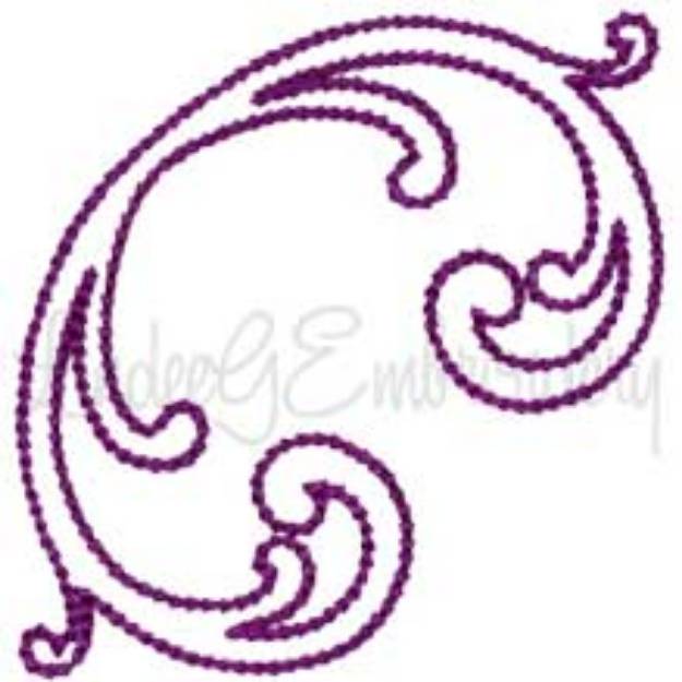 Picture of Decorative Swirl Design #10 - Chain St. (3-in)