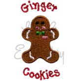'Ginger Cookies' (1.1 x 2.2-in)