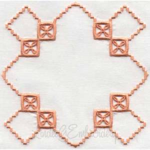 Picture of Hardanger Cutwork Design #11 (5.7-in)