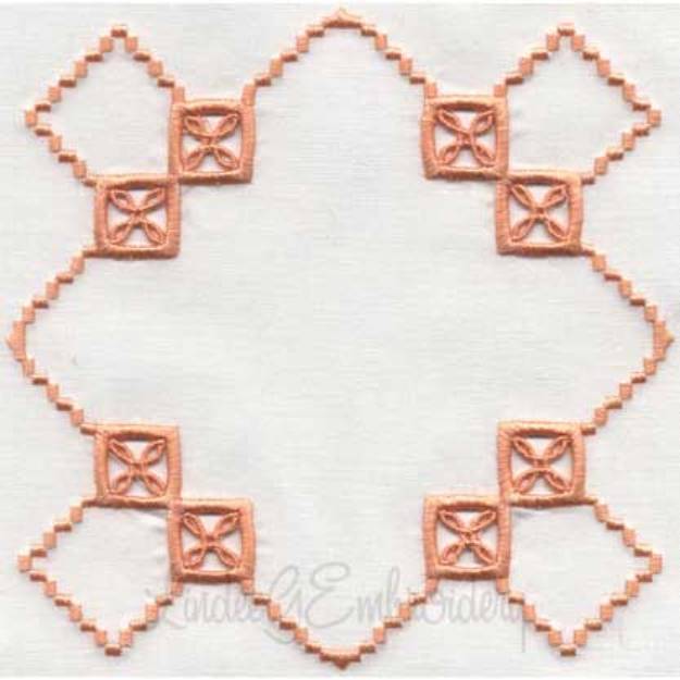 Picture of Hardanger Cutwork Design #11 (5.7-in)