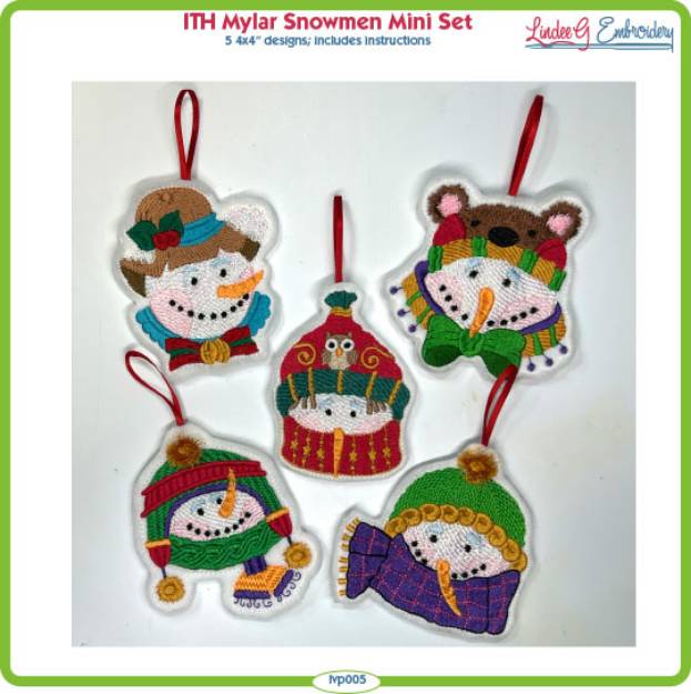 Picture of Mylar Snowman Ornaments