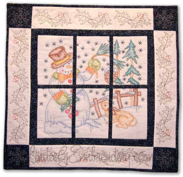 Picture of Winter Friends Quilted Wall Hanging