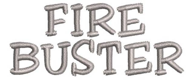 Picture of Fire Buster Machine Embroidery Design