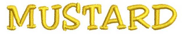 Picture of Mustard Machine Embroidery Design