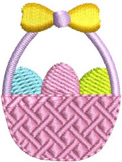 Picture of Easter Basket Machine Embroidery Design