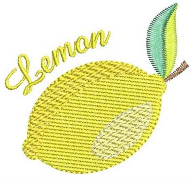 Picture of Lemon Machine Embroidery Design