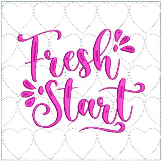 Picture of Fresh Start Machine Embroidery Design