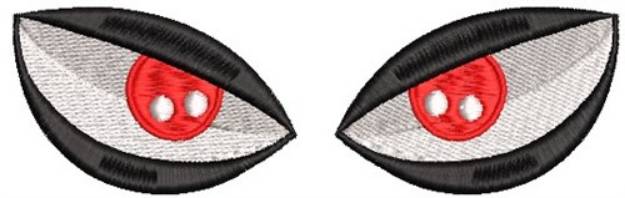 Picture of Ghoul Eyes Machine Embroidery Design