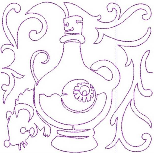 Picture of Halloween Potion Machine Embroidery Design