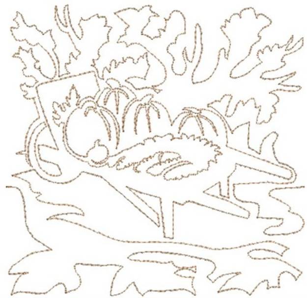 Picture of Autumn Harvest Machine Embroidery Design