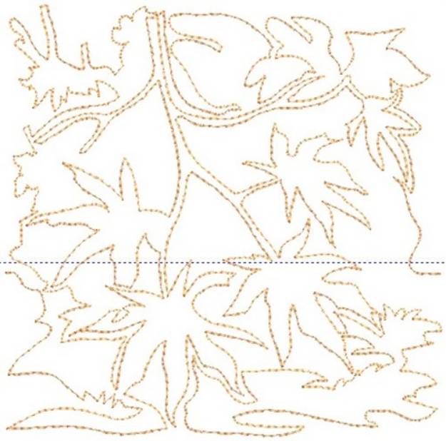 Picture of CL Autumn Leaves Machine Embroidery Design