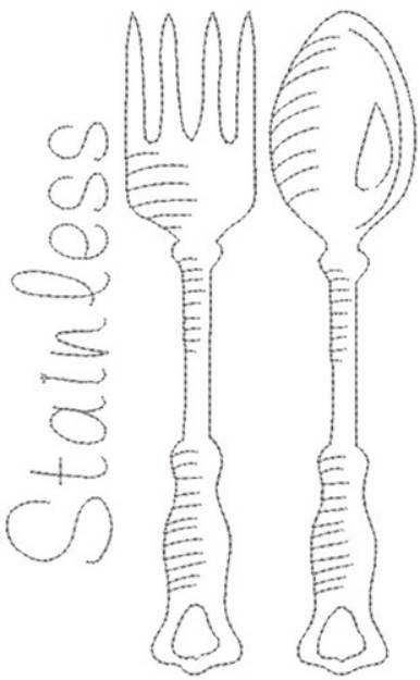 Picture of Stainless Machine Embroidery Design