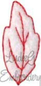 Picture of Single Leaf -  50% Machine Embroidery Design