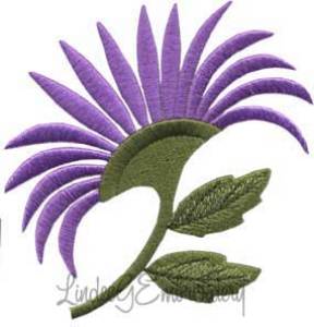 Picture of Aster Filled - Single Machine Embroidery Design