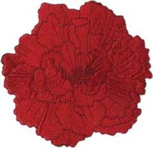 Picture of Carnation Filled - Center single Machine Embroidery Design