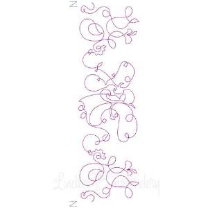 Picture of Bobbin Work Border 9 Machine Embroidery Design