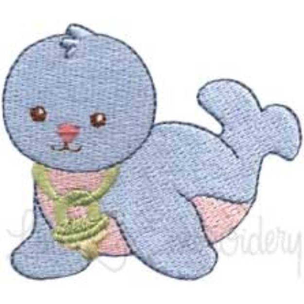 Picture of Seal Machine Embroidery Design