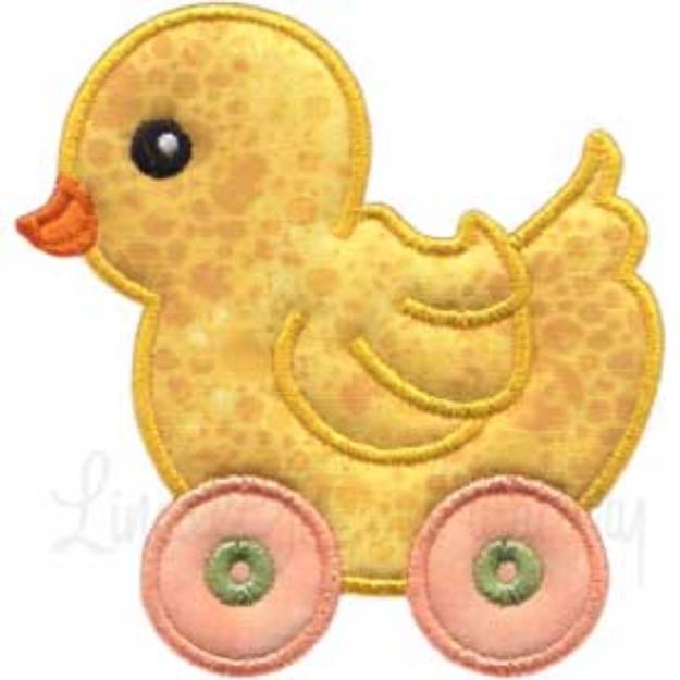 Picture of Ducky Applique Machine Embroidery Design