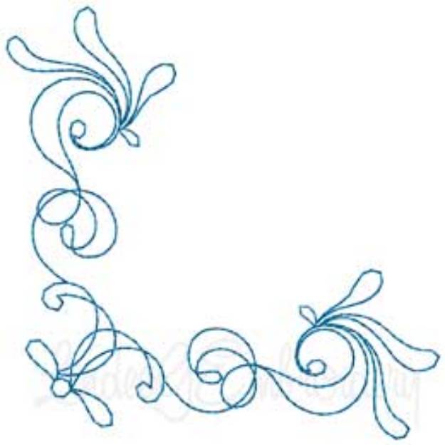 Picture of Quilted Corners 7 Machine Embroidery Design