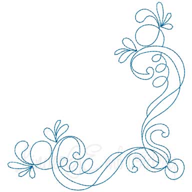 Quilted Corners 5 Machine Embroidery Design