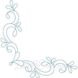 Picture of Quilted Corners 4 Machine Embroidery Design