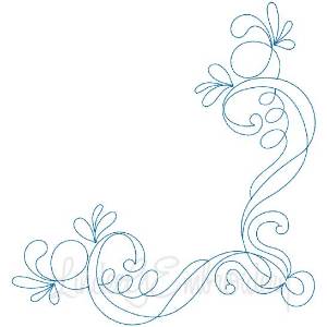 Picture of Quilted Corners 5 Machine Embroidery Design