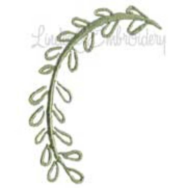 Picture of Deco Branch  Machine Embroidery Design