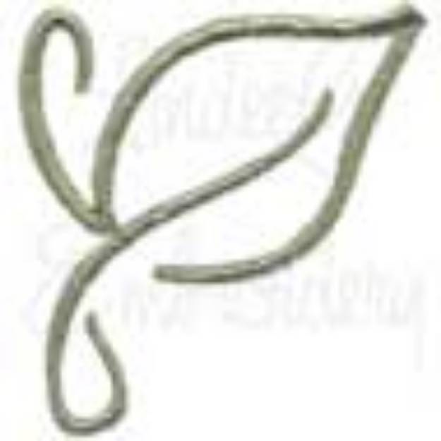 Picture of Deco Leaf 4 Machine Embroidery Design